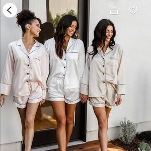 Silk pajama set / getting ready outfit